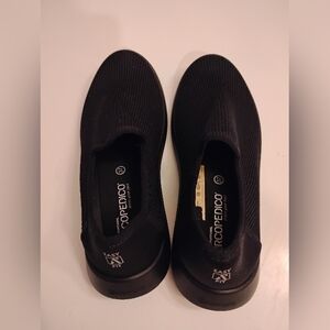 Arcopedico DRESS YOUR FEET EASY FIT Black Mesh Slip-On Shoes 37